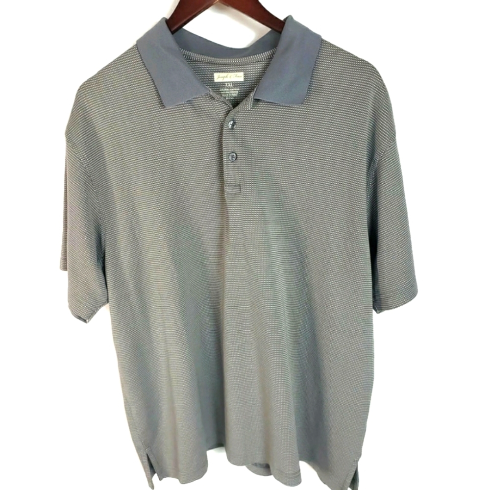 Joseph & Feiss Men's Size XXL, 3 Button Polo Shirt